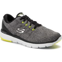 Sportowe SKECHERS 52957. Niebieskie buty sportowe męskie Skechers, ze skóry ekologicznej, bez zapięcia. W wyprzedaży za 249,99 zł.