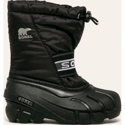 Sorel - Śniegowce Childrens Cub. Niebieskie śniegowce chłopięce Sorel, na zimę, bez zapięcia. W wyprzedaży za 139,90 zł.