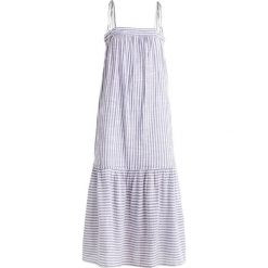 Sukienki: Abercrombie & Fitch TIE SHOULDER Długa sukienka blue/white