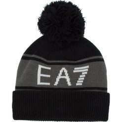 Czapka EA7 EMPORIO ARMANI - 275813 8A306 00020 Black. Czarne czapki męskie marki EA7 Emporio Armani, z wełny. W wyprzedaży za 229,00 zł.
