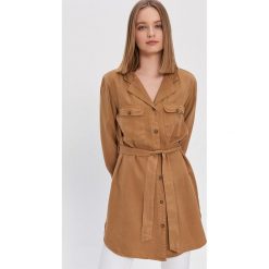Koszula z lyocellu TENCEL™ - Brązowy. Pomarańczowe koszule damskie House, s, bez wzorów, z lyocellu, bez kołnierzyka, bez rękawów. Za 119,99 zł.
