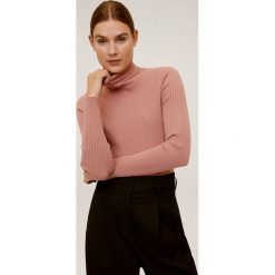 Mango - Sweter Malaui. Różowe swetry damskie Mango, s, bez wzorów, z poliesteru, bez rękawów. W wyprzedaży za 49,90 zł.