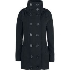 Płaszcze damskie pastelowe: Brandit Madisson Fleece Mantel Płaszcz damski czarny