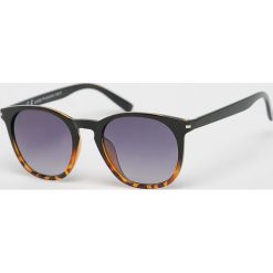Answear - Okulary. Żółte okulary przeciwsłoneczne damskie marki ANSWEAR, prostokątne. Za 49,90 zł.