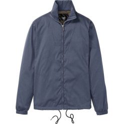 Kurtka wiatrówka Slim Fit bonprix ciemnoniebieski melanż. Niebieskie płaszcze męskie bonprix, m, bez wzorów, bez kaptura. Za 84,99 zł.