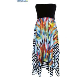 Sukienka plażowa - multistyle Sunflair Painted Curl 23214. Sukienki damskie SUNFLAIR, na plażę, bez wzorów, bez kołnierzyka, bez rękawów. Za 269,00 zł.