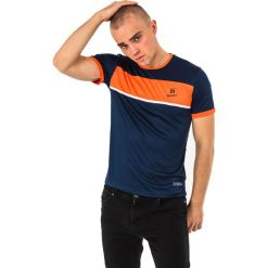 Koszulki sportowe męskie: Huari Koszulka męska Qwest T-shirt Medieval Blue/red Orange r. M