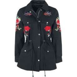 Rockabella Iliana Jacket Kurtka damska czarny. Czarne kurtki damskie Rockabella, m, z aplikacjami, z jedwabiu. Za 446,90 zł.