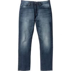 Dżinsy Regular Fit Straight bonprix ciemny denim. Niebieskie jeansy męskie bonprix, m, bez wzorów, z jeansu. Za 109,99 zł.
