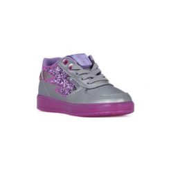 Buty Dziecko Geox J KOMMODOR GIRL. Szare buty dziewczęce sportowe Geox, bez wzorów, bez zapięcia. Za 215,92 zł.