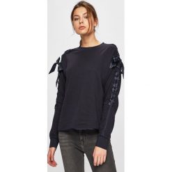 Scotch & Soda - Bluza. Niebieskie bluzy damskie Scotch & Soda, s, bez wzorów, z elastanu, bez rękawów, bez kaptura. W wyprzedaży za 349,90 zł.