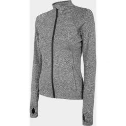 Bluza treningowa damska BLDF600 - średni szary melanż - Outhorn. Szare bluzy damskie Outhorn, bez wzorów, bez rękawów, bez kaptura. W wyprzedaży za 99,99 zł.