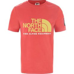 Koszulka The North Face Fine Alpine 2 T94M6NPKB - czerwony. Czerwone koszulki męskie The North Face, xxl, bez wzorów, bez kołnierzyka, bez rękawów. Za 146,99 zł.