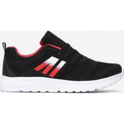 Czarno-Czerwone Buty Sportowe Thonixiope. Czarne buty sportowe męskie Born2be, bez zapięcia. W wyprzedaży za 64,99 zł.