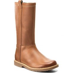 Kozaki dziewczęce: Kozaki CLARKS – Tildygrace Inf 261286676 Light Tan Leather
