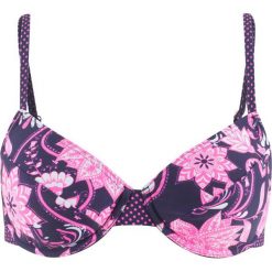 Biustonosz bikini na fiszbinach bonprix niebiesko-różowy. Czerwone bikini bonprix. Za 49,99 zł.