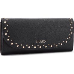 Duży Portfel Damski LIU JO - Xl Bifold Gioia A68173 E0033 Nero 22222. Czarne portfele damskie Liu Jo, ze skóry ekologicznej. Za 299,00 zł.