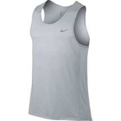 Koszulki sportowe męskie: koszulka do biegania męska NIKE DRI-FIT MILER TANK / 834238-100 – NIKE DRI-FIT MILER TANK