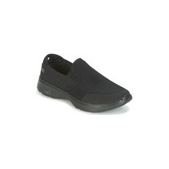 Tenisówki Skechers GO WALK 4. Czarne trampki męskie Skechers, bez wzorów, bez zapięcia. Za 259,00 zł.