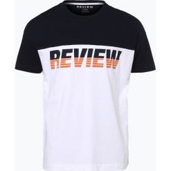 T-shirty męskie z nadrukiem: Review – T-shirt męski, niebieski