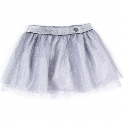 Spódnica. Szare spódniczki dziewczęce marki ELEGANT BABY GIRL, z poliamidu. Za 39,90 zł.