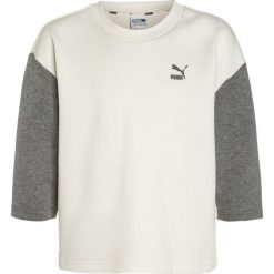 Puma EVO CREW Bluza marshmallow. Białe bluzy chłopięce Puma, z bawełny. W wyprzedaży za 126,75 zł.