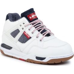 Sneakersy LEVI'S - VGOL0001S White 0061. Białe trampki chłopięce Levi's®, bez wzorów, ze skóry ekologicznej, na sznurówki. Za 209,00 zł.
