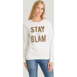 BLUZA liu jo. Szare bluzy damskie Liu Jo, s, z aplikacjami, z bawełny, bez rękawów, bez kaptura. Za 589,00 zł.