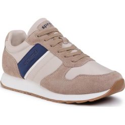 Sneakersy SPRANDI - MP07-91305-02 Beige. Brązowe sneakersy męskie Sprandi, na co dzień, bez wzorów, z zamszu, bez zapięcia. Za 159,99 zł.