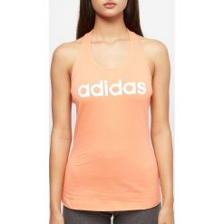 Koszulka damska adidas pomarańczowe. Pomarańczowe koszulki damskie Adidas, s, bez wzorów, z jersey, bez kołnierzyka. Za 69,90 zł.