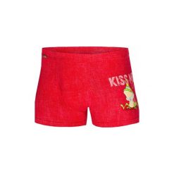 Bokserki Kiss Me 010/55. Czerwone bokserki męskie Cornette, bez wzorów. Za 38,90 zł.