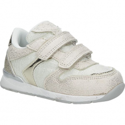 Beżowe buty sportowe na rzepy American K17381. Brązowe buciki niemowlęce American, na rzepy. Za 69,99 zł.