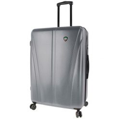 Mia Toro Walizka Podróżna m1238/3-L, Srebrny. Szare walizki Mia Toro, bez wzorów, eleganckie. Za 519,00 zł.