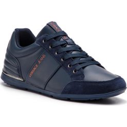 Sneakersy VERSACE JEANS - E0YTBSB2 70918 239. Niebieskie sneakersy męskie Versace Jeans, na co dzień, bez wzorów, z jeansu, eleganckie, bez zapięcia. W wyprzedaży za 299,00 zł.