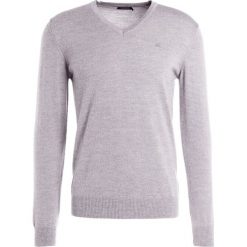 Swetry klasyczne męskie: J.LINDEBERG LYMANN Sweter grey moulin