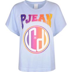 Pinko T-shirt "Neuropsichiatria". Bluzki damskie Pinko, z nadrukiem, z okrągłym kołnierzem, bez rękawów. Za 259,00 zł.