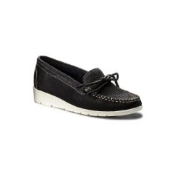 LASOCKI COMFORT WI05-5483-01P. Niebieskie półbuty damskie Lasocki Comfort, bez wzorów, ze skóry, bez obcasa, bez zapięcia. Za 129,99 zł.