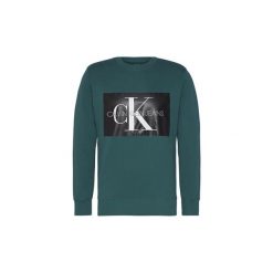 Bluzy Calvin Klein Jeans J30J307746 MONOGRAM BOX LOGO. Zielone bluzy męskie Calvin Klein Jeans, s, bez wzorów, z jeansu, bez kołnierzyka, bez rękawów, bez kaptura. Za 337,30 zł.