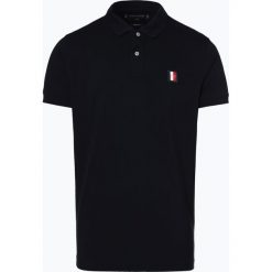 Tommy Hilfiger - Męska koszulka polo, niebieski. Niebieskie koszulki męskie TOMMY HILFIGER, s, bez wzorów, klasyczne, polo, bez rękawów. Za 299,95 zł.