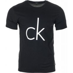 Calvin Klein T-shirt męski XL czarny. Czarne koszulki męskie Calvin Klein, xl, bez wzorów, bez kołnierzyka. Za 169,00 zł.