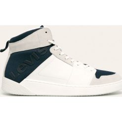 Levi's - Buty. Niebieskie buty sportowe męskie Levi's®, ze skóry, na sznurówki. W wyprzedaży za 399,90 zł.