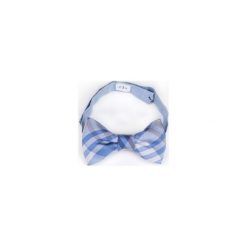 MUCHA JEDWABNA GOTOWA LIGHT BLUE SILK. Niebieskie muszki męskie marki R3s men's accessories, bez wzorów, z jedwabiu. Za 69,00 zł.