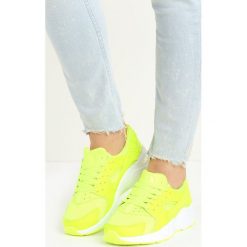 Limonkowe Buty Sportowe Peris. Szare buty sportowe damskie Born2be, z materiału. Za 89,99 zł.