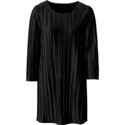 Cellbes Aksamitna tunika czarny female czarny 38/40. Czarne tuniki damskie Cellbes, na co dzień, bez wzorów, z dżerseju, z okrągłym kołnierzem, bez rękawów. W wyprzedaży za 109,00 zł.