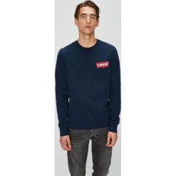 Levi's - Bluza. Niebieskie bluzy męskie marki Levi's®, s, z aplikacjami, z bawełny, bez kaptura. Za 239,90 zł.