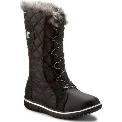 Buty zimowe damskie: Śniegowce SOREL – Cozy Cate NL2363-010 Black/Sea Salt