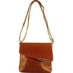 Torebka skórzana damska listonoszka DAN-A T96 camel - camel. Brązowe listonoszki damskie DAN-A, na randkę, bez wzorów, ze skóry, retro, małe, bez dodatków. Za 159,99 zł.
