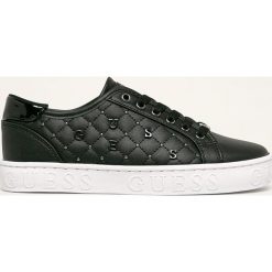Guess Jeans - Buty. Białe buty sportowe damskie Guess Jeans, z jeansu. Za 469,90 zł.