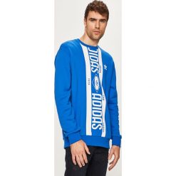 Adidas Originals - Bluza. Niebieskie bluzy męskie adidas Originals, xl, z nadrukiem, z bawełny, z okrągłym kołnierzem, bez rękawów, bez kaptura. W wyprzedaży za 229,90 zł.