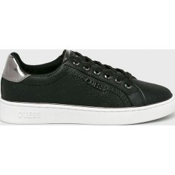Guess Jeans - Buty. Szare buty sportowe damskie Guess Jeans, z aplikacjami, z gumy. Za 499,90 zł.
